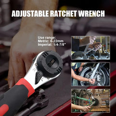Adjustable Ratchet Wrench Universal Adjustable Hex Wrench