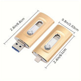 ⚡محرك أقراص فلاش 3 في 1⚡ وحدة تخزين ذاكرة USB 3.0 محمولة عالية السرعة