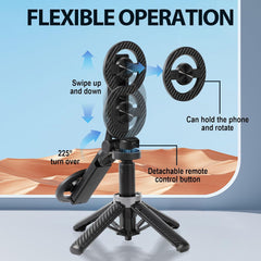 2025 New 4-in-1 Multifunctional Magnetic Selfie Stick