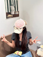 Brain-themed Duckbill Cap – Brand New Design