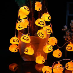 Halloween Pumpkin Light String (USB Version, Steady On)