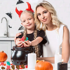 Halloween molds for chocolate, jelly, candies, pastries, and ice cubes, featuring various skull shapes