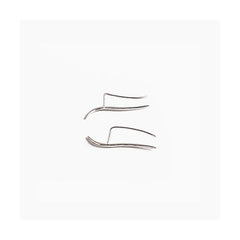 Sterling Silver Simple Streamline Crawlers