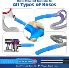 طقم تنظيف فتحة المجفف مكون من قطعتين متوافق مع جميع المكنسة الكهربائية