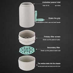 Peanut melon seed sheller