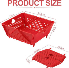 Collapsible filter and colander