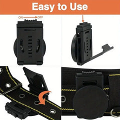 Heavy-Duty Magnetic Belt Clips - Non-Slip