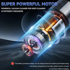 Cordless portable vacuum cleaner