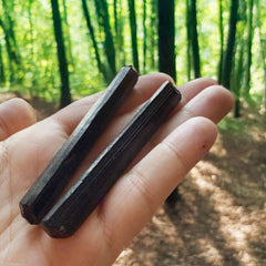 Black Tourmaline Singing Crystal Pair