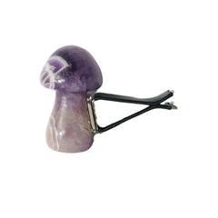 Chevron Amethyst Mushroom Car Vent Clip