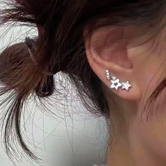 14K Gold Plated Zircon Star Crawlers