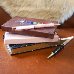 Hamsa Rose Quartz Journal