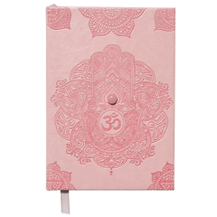 Hamsa Rose Quartz Journal