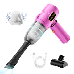 Cordless portable vacuum cleaner