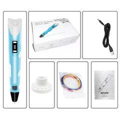قلم الطباعة ثلاثية الأبعاد SCRIB3D P1 مع شاشة