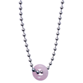 Rose Quartz Donut Ball Chain Necklace