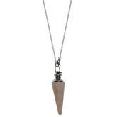 Rose Quartz Pendulum Necklace
