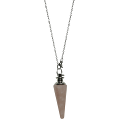 Rose Quartz Pendulum Necklace