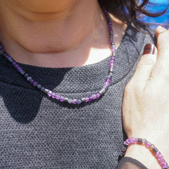 Violet Flame Necklace