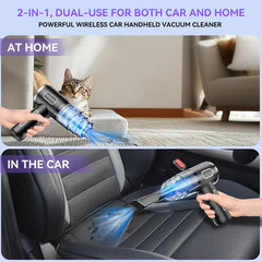 Cordless portable vacuum cleaner