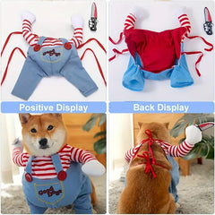 Halloween-themed Party Fun Pet Costumes for Medium-sized Dogs and Cats