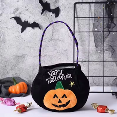 حقيبة حلوى اليقطين المحشوة - حقيبة قابلة لإعادة الاستخدام لحفلات الهالوين وإكسسوار الخريف