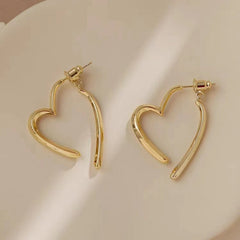 Sterling Silver Heart Design Earrings