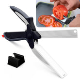 2PCS Kitchen Scissors for Food – 2-in-1 Cutting Board Scissors