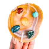 Health Crystal Grid Plate