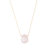 Rose Quartz Crystal Necklace