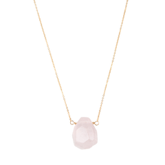 Rose Quartz Crystal Necklace
