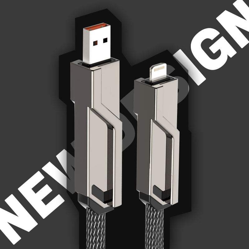 4 in 1 Fast Charge Cable  (One Fits All Your Devices)