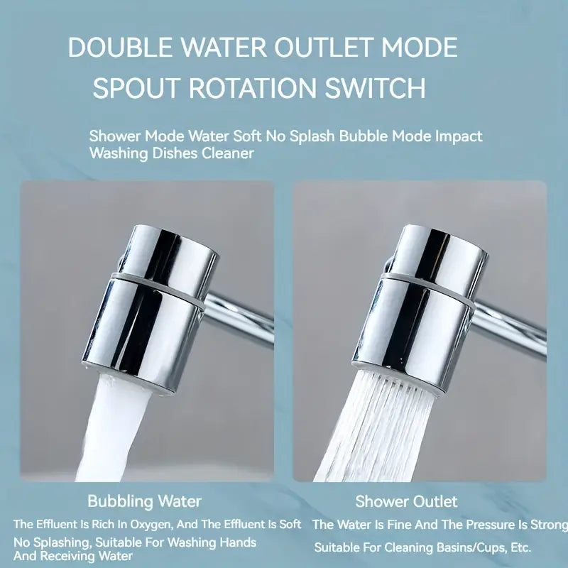 Robotic arm universal faucet