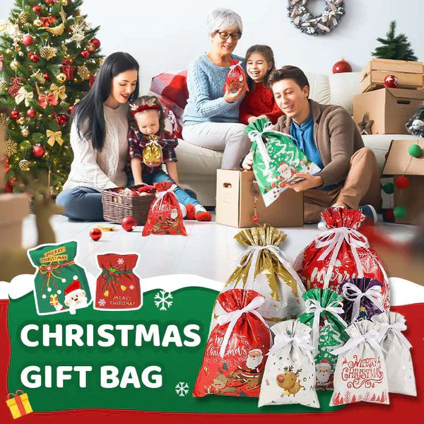 The World’s Best Christmas Gift Bag With Drawstring!