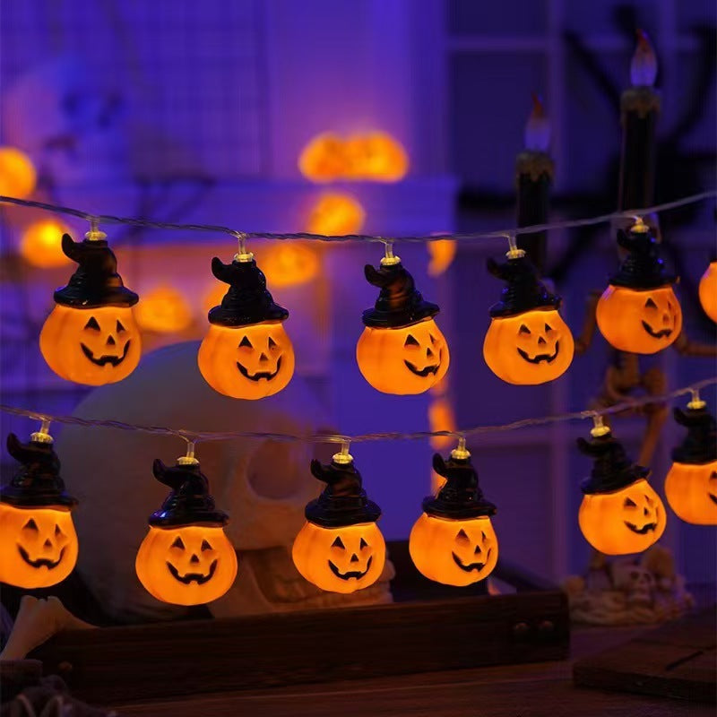 Halloween Pumpkin Light String (USB Version, Steady On)