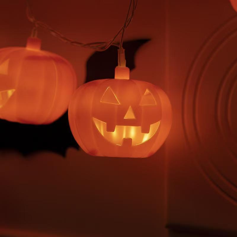 Halloween Pumpkin Light String (USB Version, Steady On)