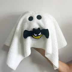 Ghost with Pumpkin Pillow