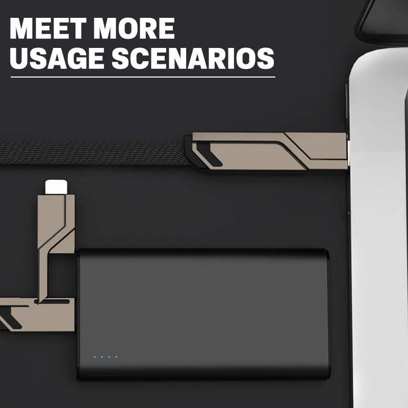 4 in 1 Fast Charge Cable  (One Fits All Your Devices)