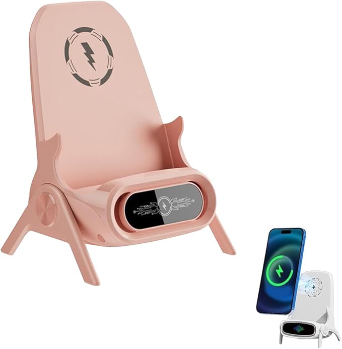 3-in-1 Wireless Charging Station with Phone Stand, 15W Fast Charger
