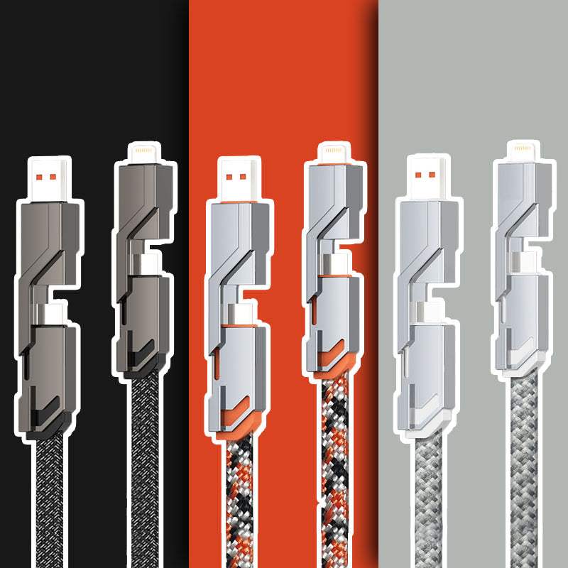 4 in 1 Fast Charge Cable  (One Fits All Your Devices)