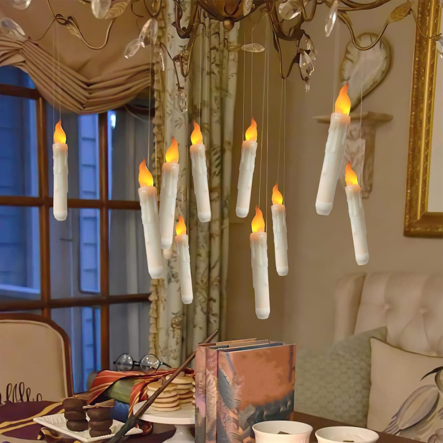 Floating Candles with Magic Wand Remote Control