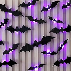 مصباح LED على شكل خفاش للهالوين 