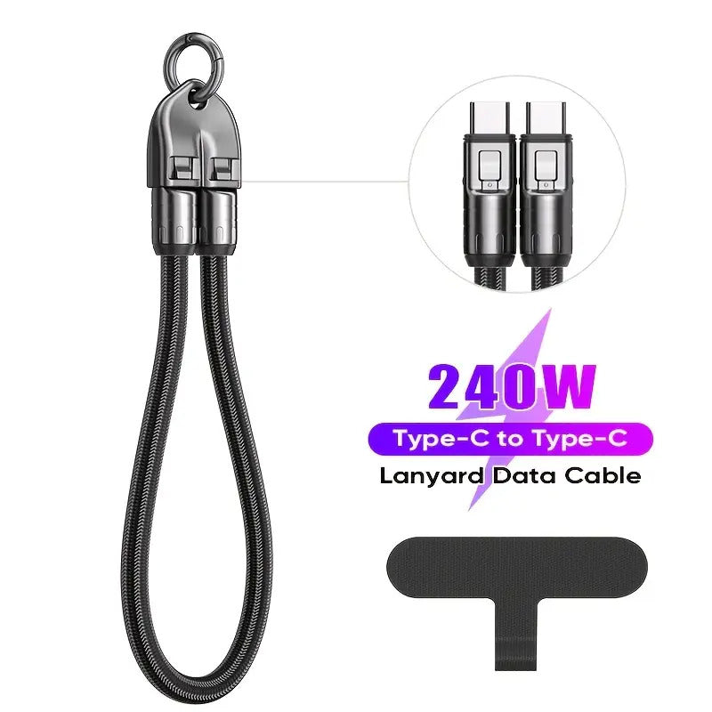 [حبل شحن سريع] PD240W شحن سريع من النوع C