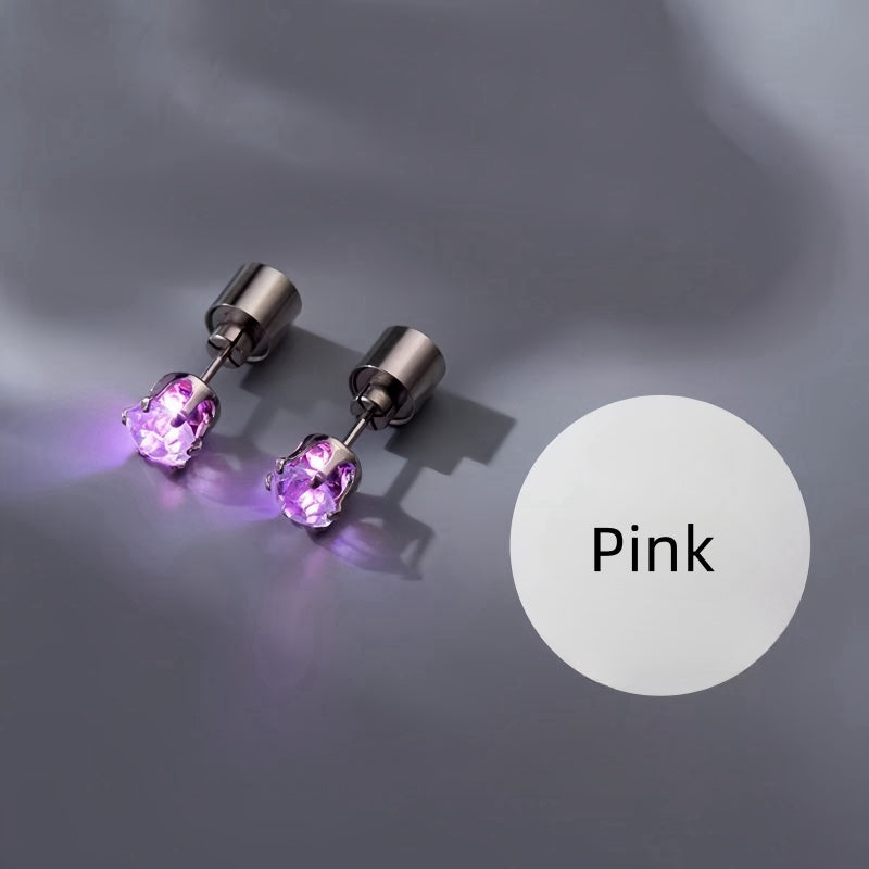 14K Gold-Plated Led Light Earrings