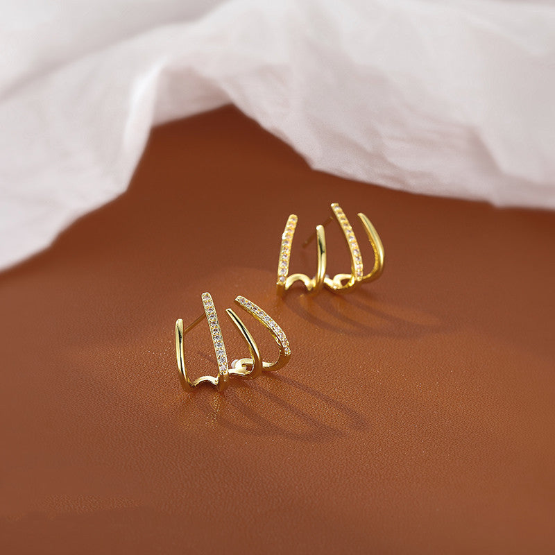 Sterling Silver Elegant Studs