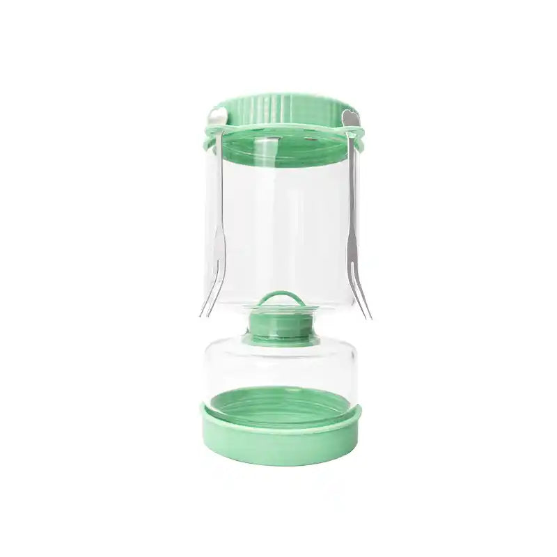 Dry-wet separation glass pickle jar