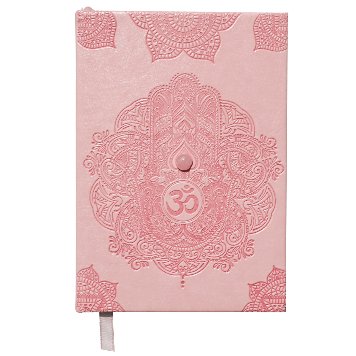 Hamsa Rose Quartz Journal