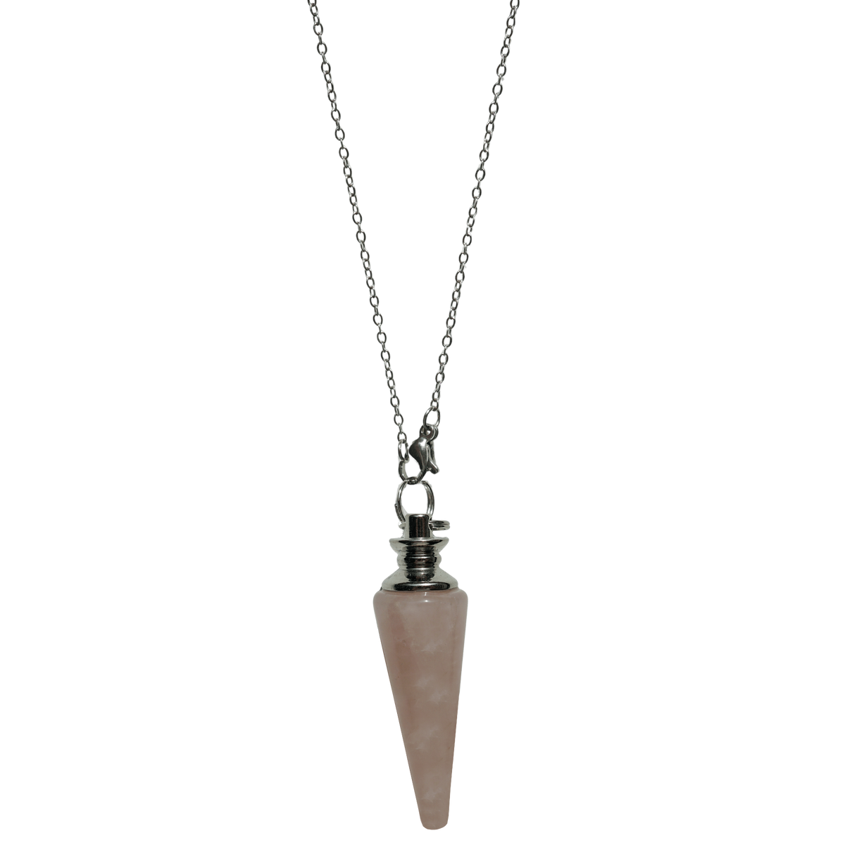 Rose Quartz Pendulum Necklace