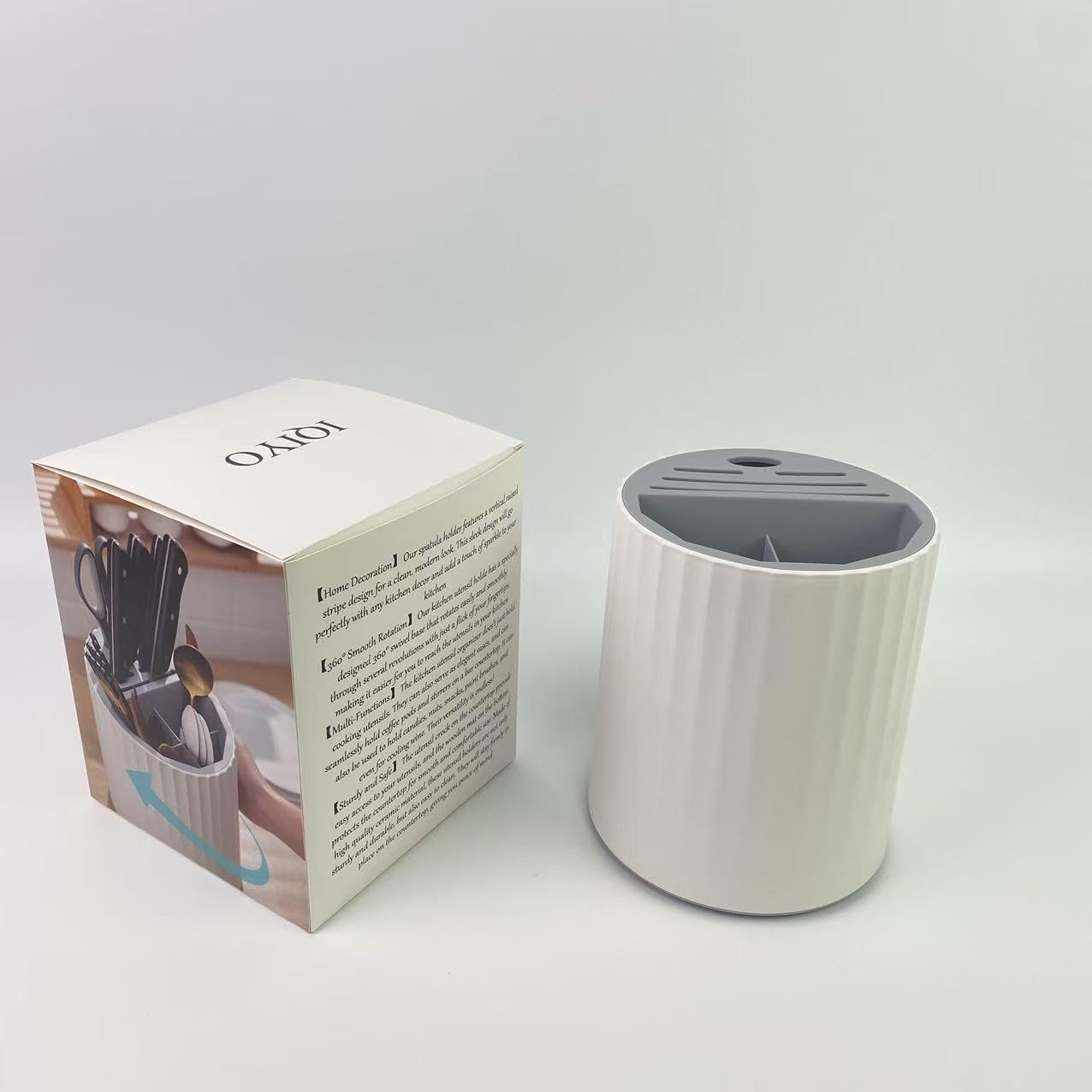 360° Rotating Kitchen Utensil Holder