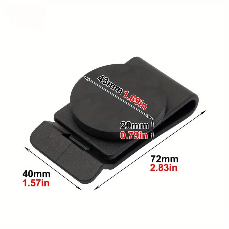 Heavy-Duty Magnetic Belt Clips - Non-Slip